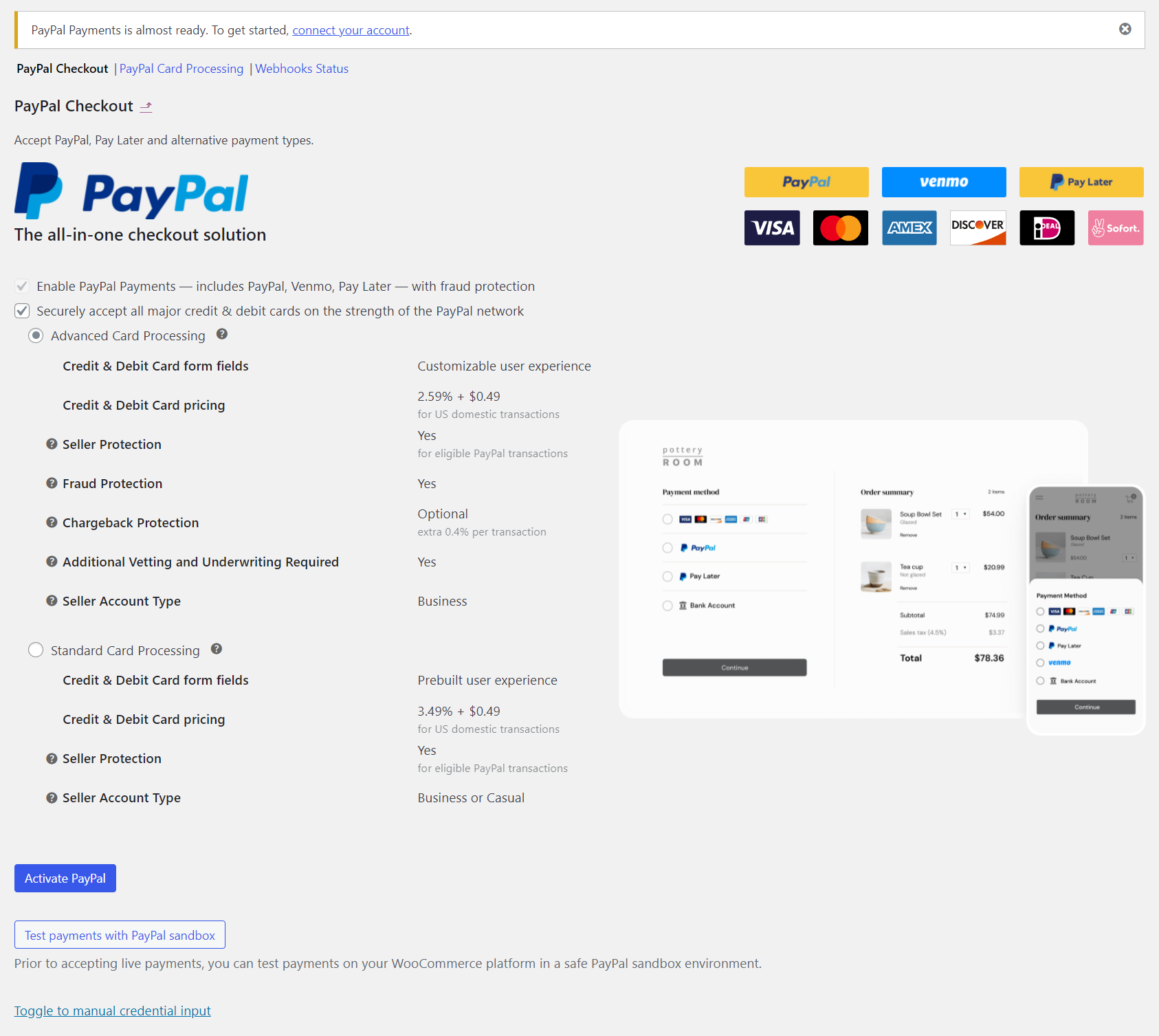 Legal Agreements for PayPal Services