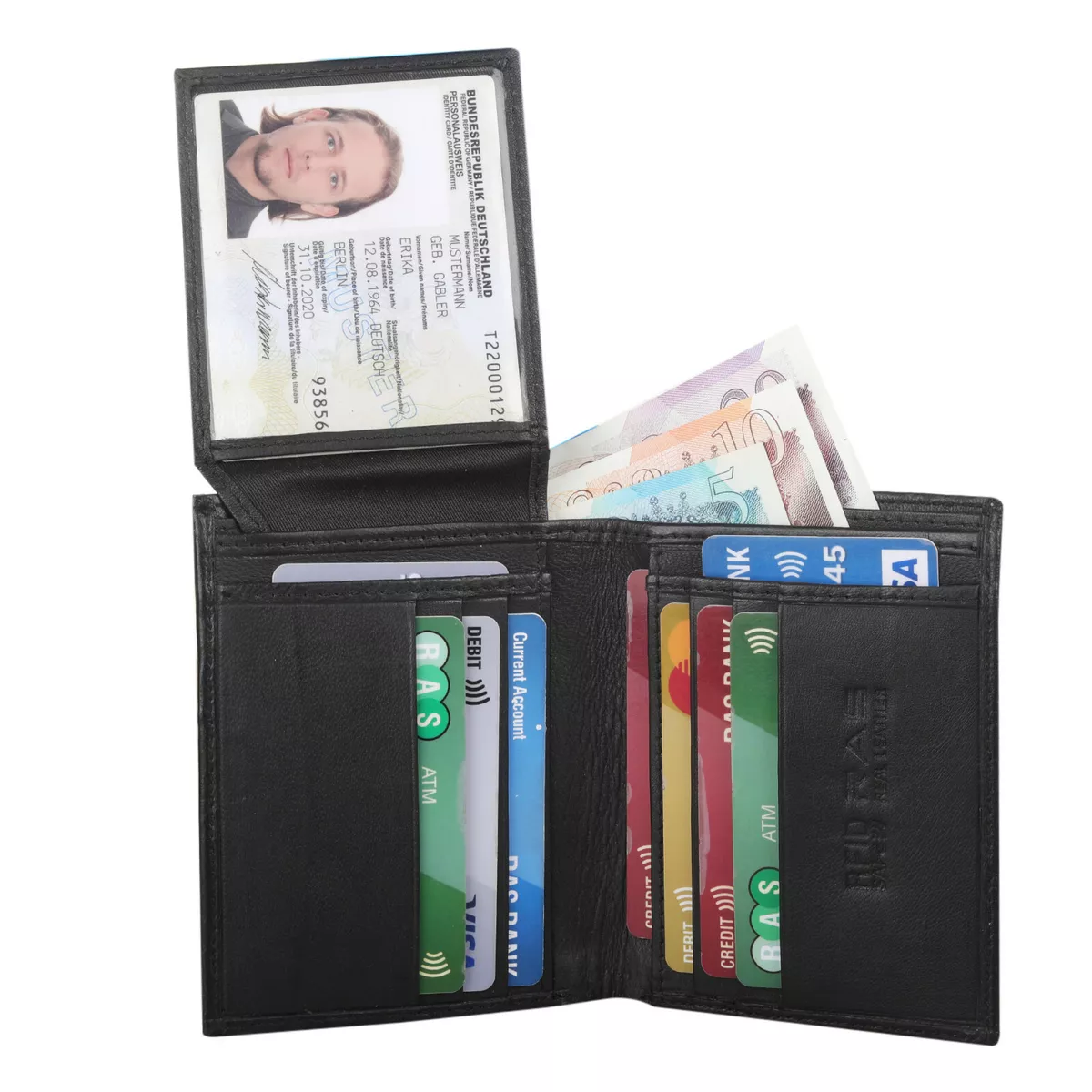 RFID Wallet for Contactless Cards RFIDsecur™ from RFID Cloacked