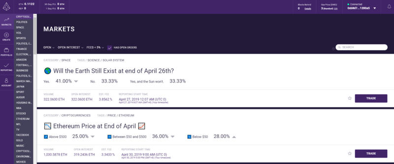 GitHub - AugurProject/augur-node: Blockchain --> Database (augur-node) --> Client (UI)