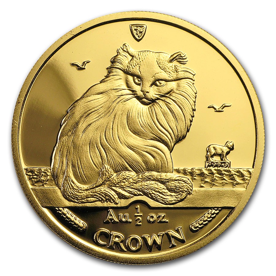 24 Carat Fine Gold Cat Coins | Chards