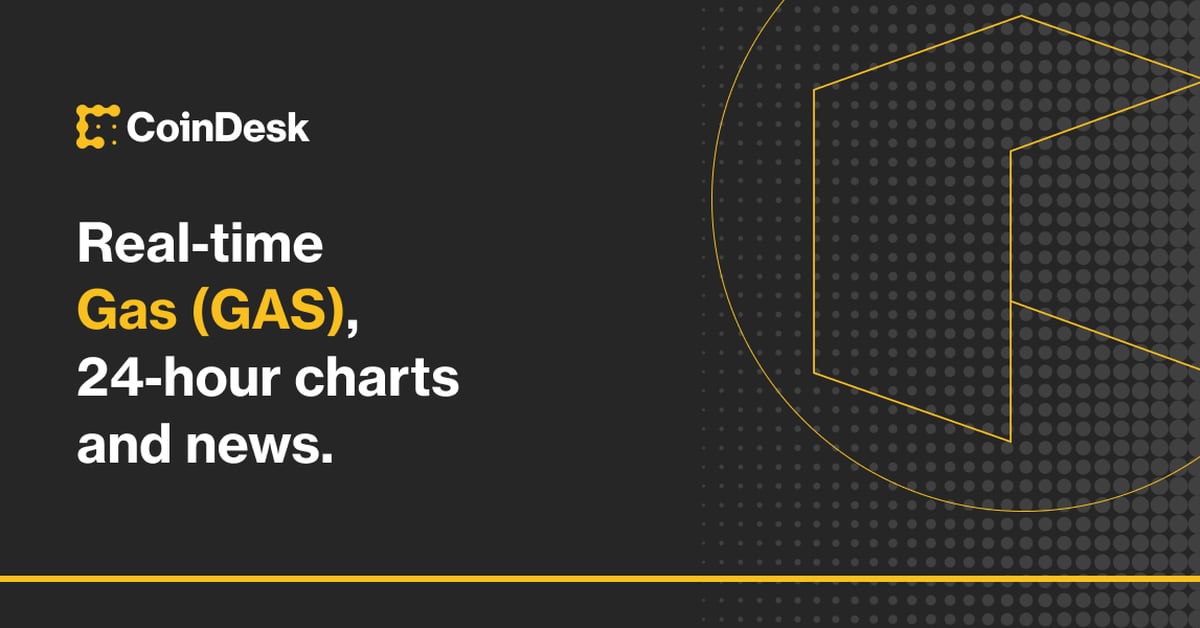 Gas Price Today - GAS Price Chart & Market Cap | CoinCodex