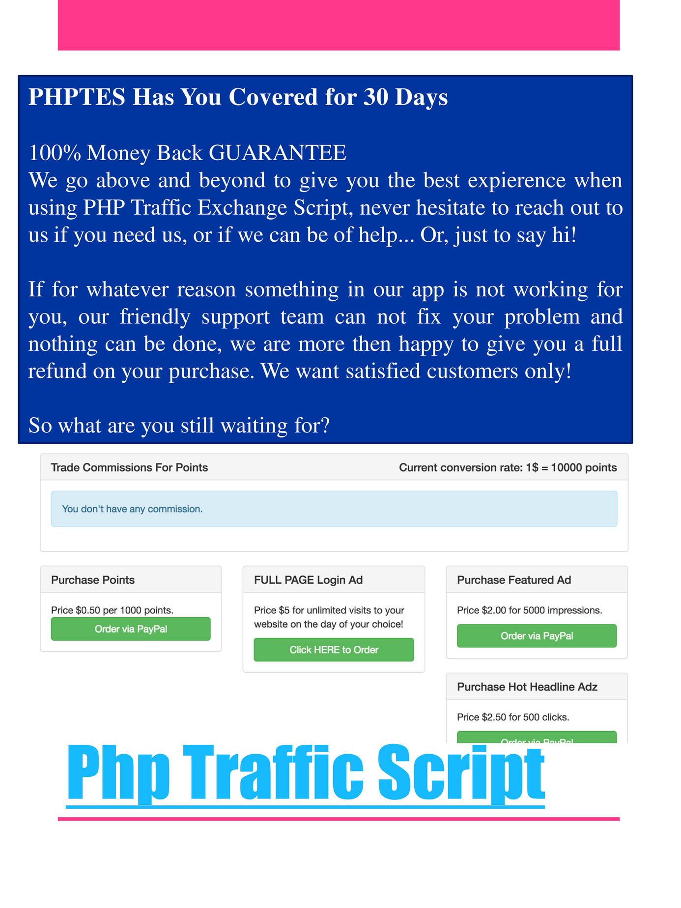 TEP - Traffic Exchange PRO Script