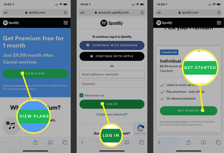 Solved: I can't get a premium subscription from iOS app - The Spotify Community