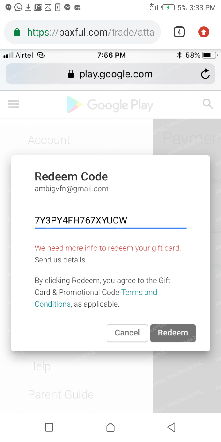 How to Redeem Google Play Gift Card To Google Play Account - Cardtonic