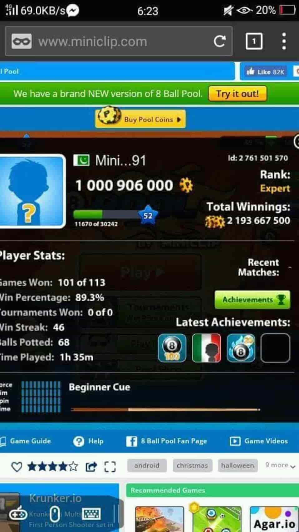 Buy and Sell 8 Ball Pool Coins with Crypto - Cheap Cards