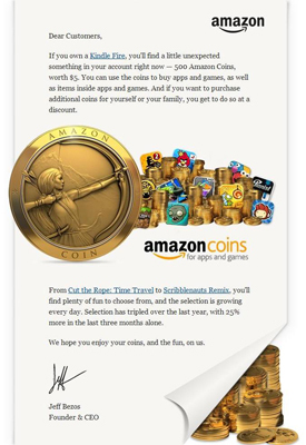 Amazon Coins launches in UK with free money offer | Manchester Digital