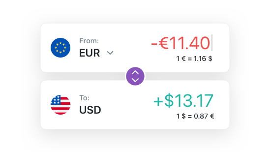 Exchange PaySera EUR to Visa/Mastercard USD