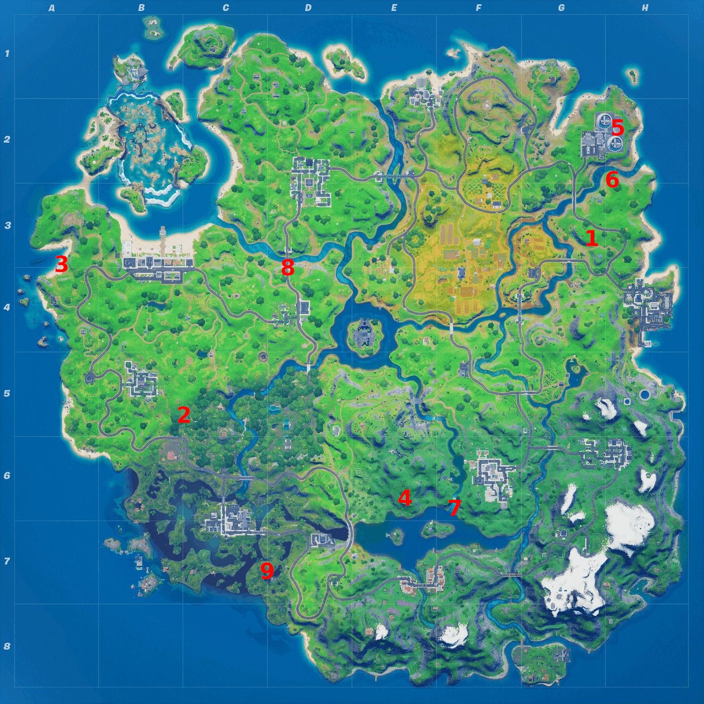 Fortnite Chapter 2 Season 4 Week 8 XP Coin Locations Guide