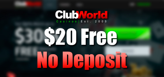 Club World Casino No Deposit Bonus Free Spins!