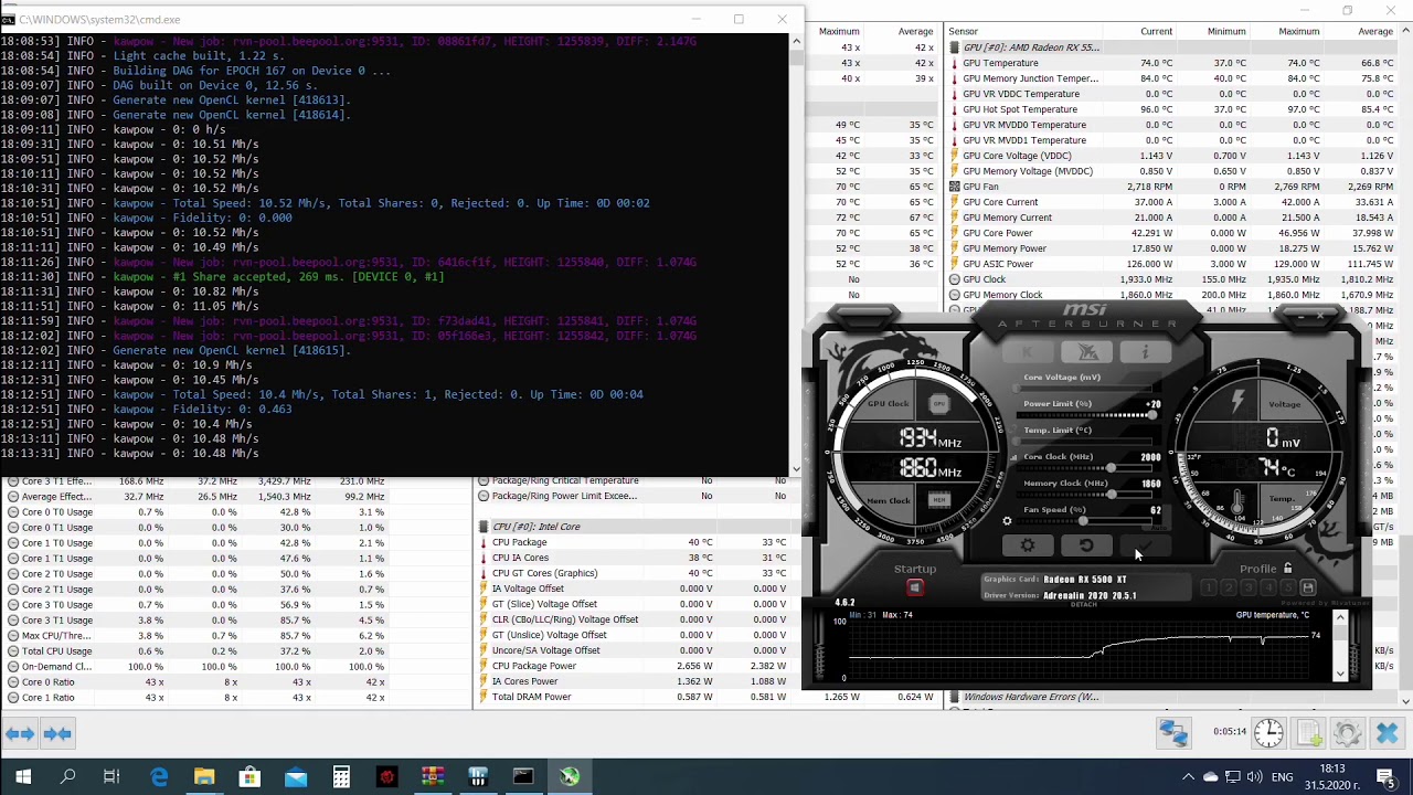 ⛏ AMD RX XT 4GB Mining Performance and Hashrate | Kryptex