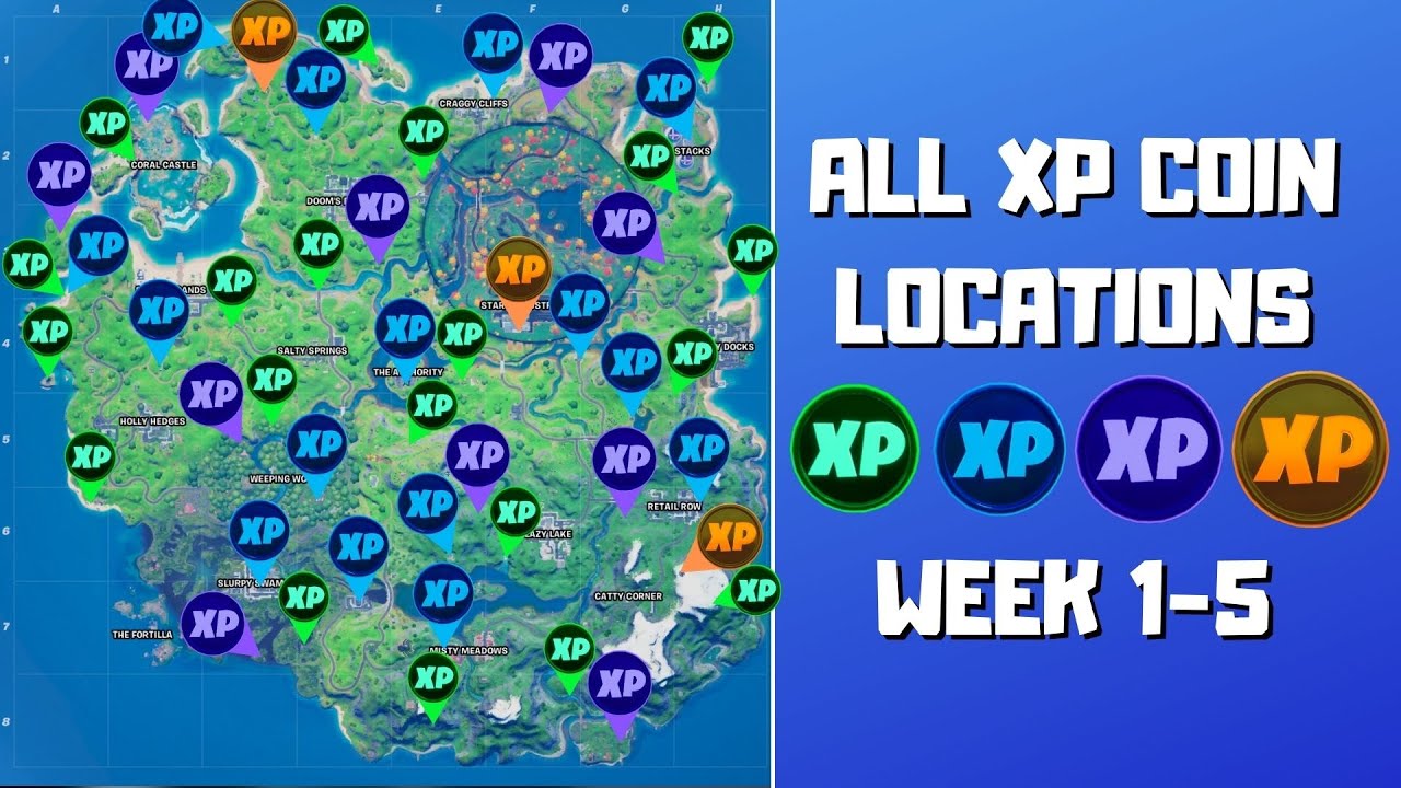 Fortnite: Where To Find All Week 14 XP Coins