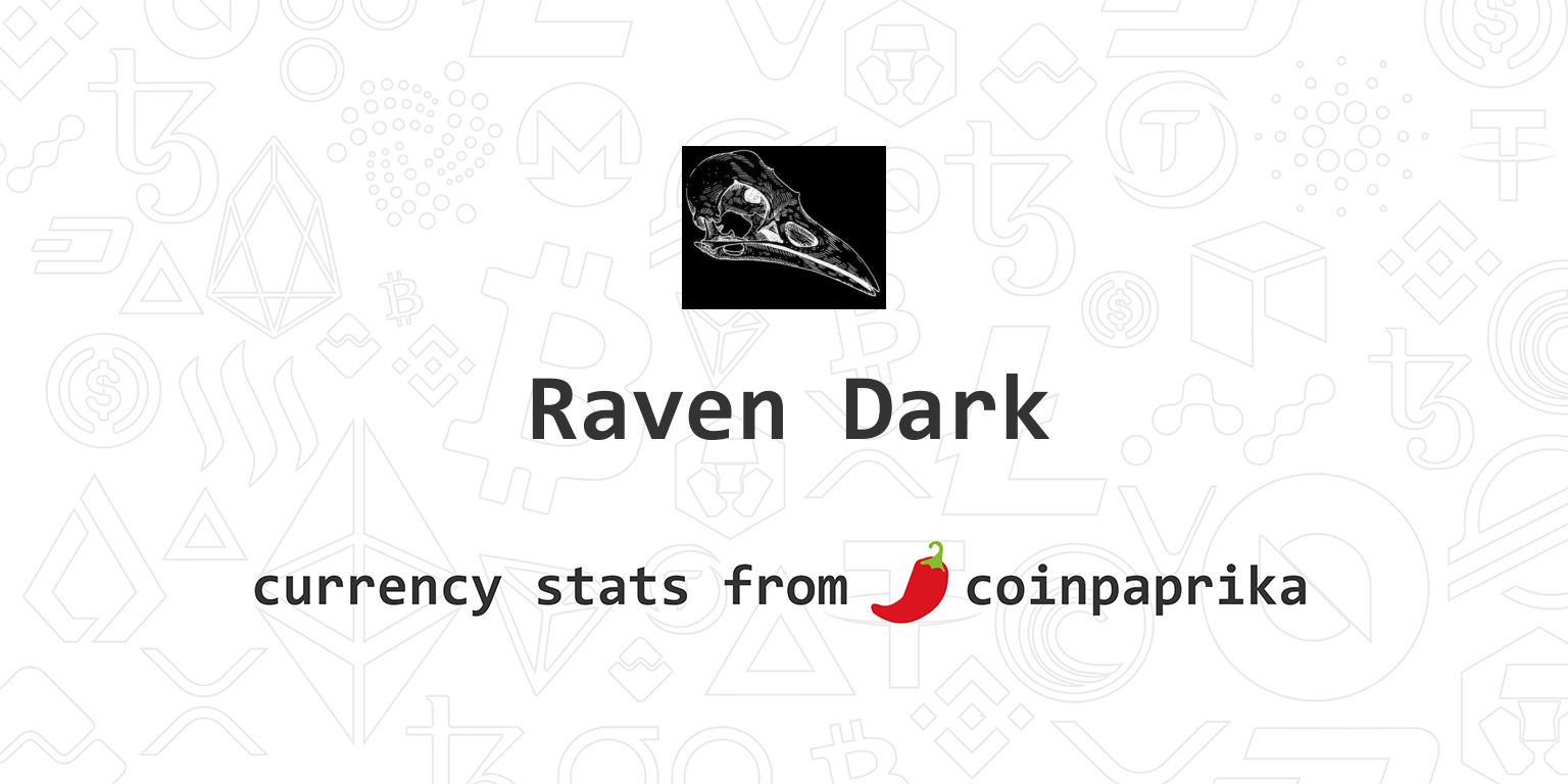 Raven Dark (XRD) Exchange Listings, Markets & Volume | ostrov-dety.ru