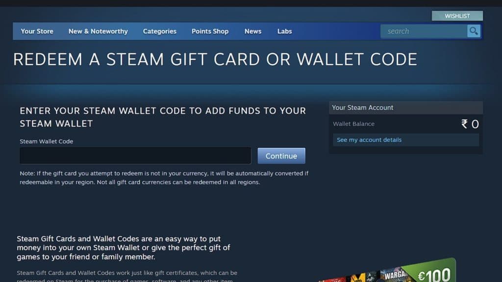 How to Redeem a Steam Wallet Code: 3 Simple Ways