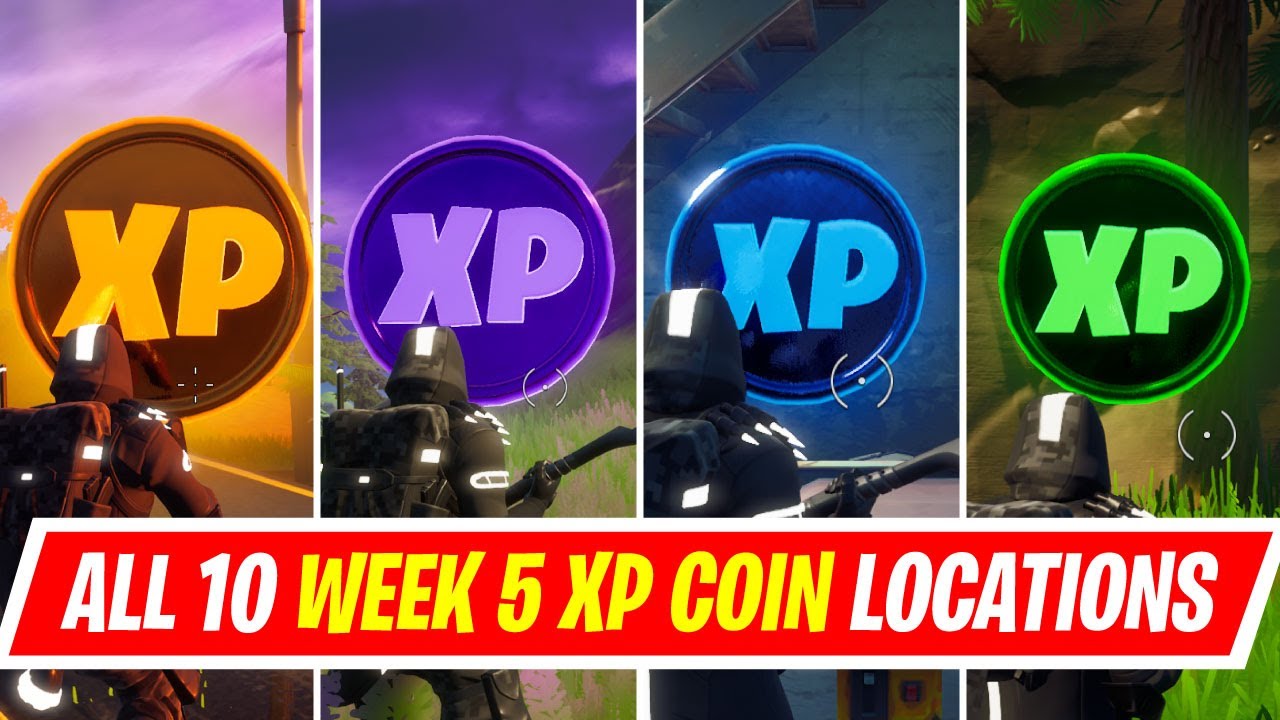 All Fortnite Season 4 Week 5 XP Coin Locations