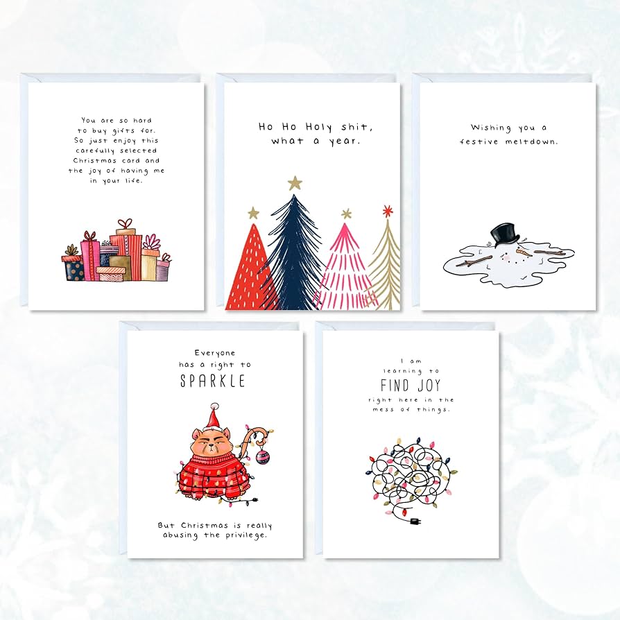 Christmas Card Packs & Assorted Christmas Cards | Leanin&