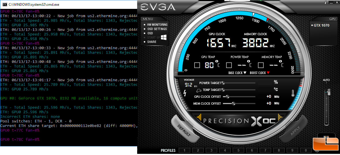 Mining with NVIDIA GeForce GTX - BetterHash Calculator