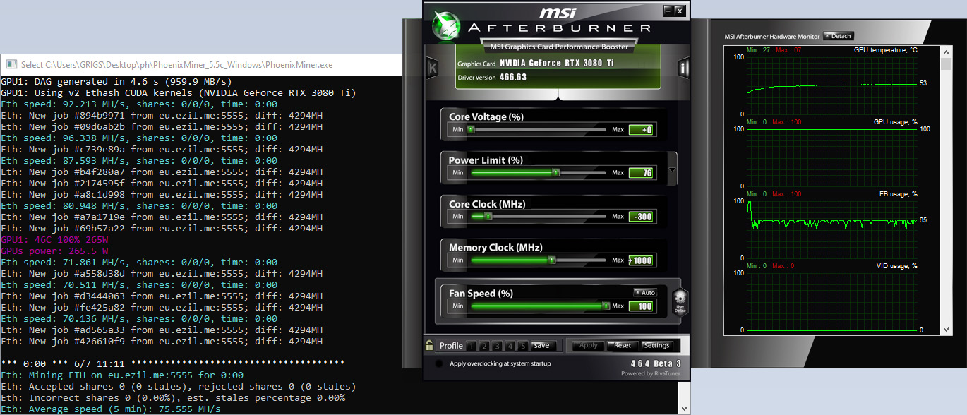 ⛏ NVIDIA RTX Ti Mining Performance and Hashrate | Kryptex