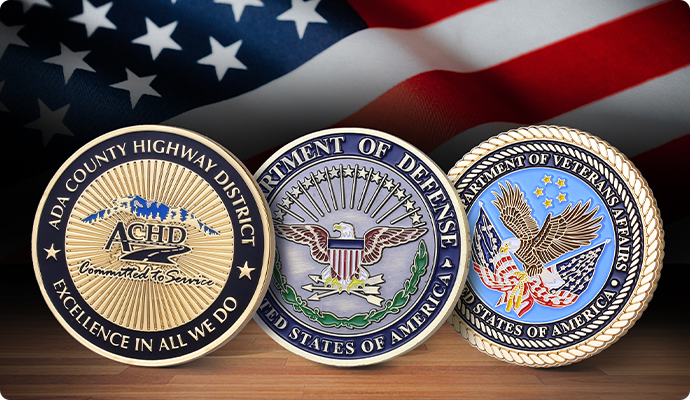 Challenge Coin Design Template, Custom Challenge Coins Template - Coinable