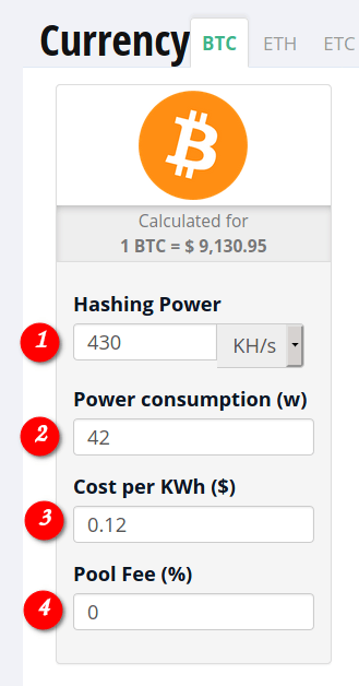 ⛏ Mining Calculator | Kryptex