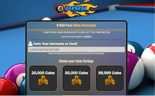 8 Ball Pool Cash Working Generator No Human Verification (refreshed version) - DesignX Wiki