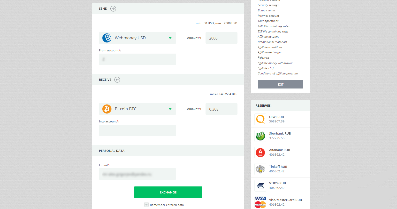 Top-up WM-purse with cryptocurrency - WebMoney Wiki