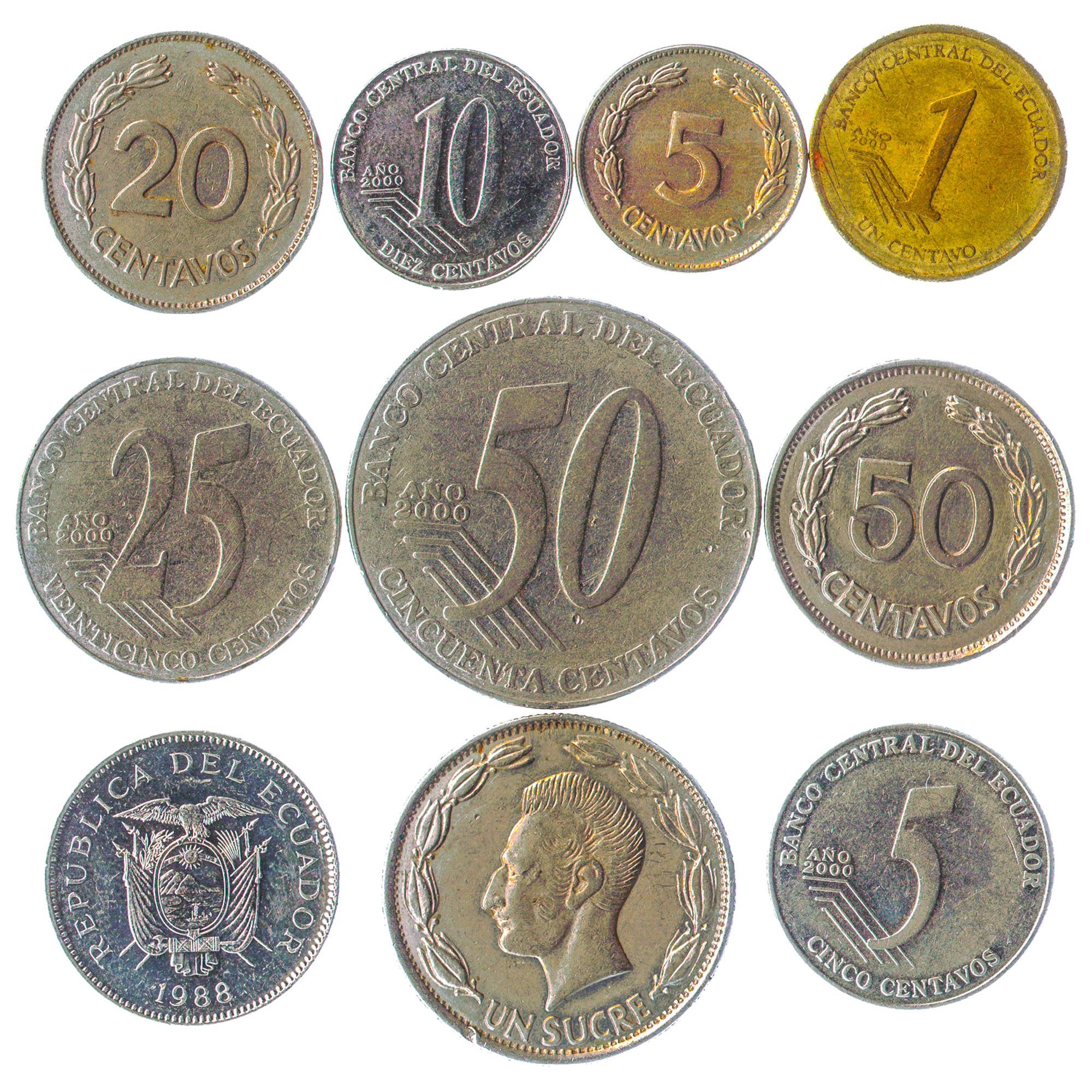 Ecuadorian centavo coins - Wikipedia