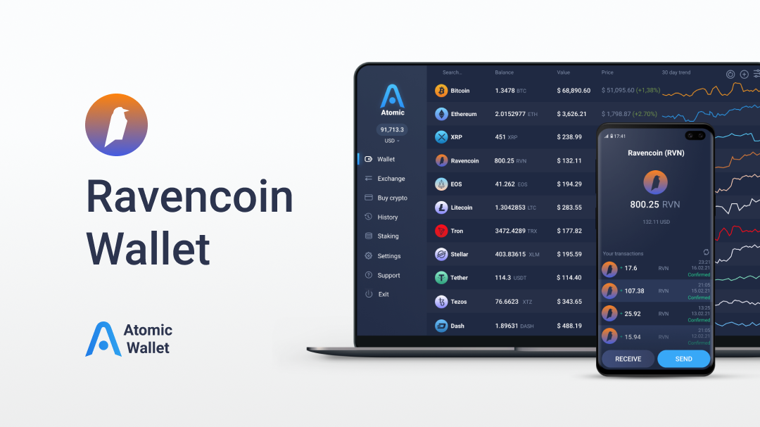 Ravencoin Rvn Wallet for Android, iOS and Web | Hebe Wallet