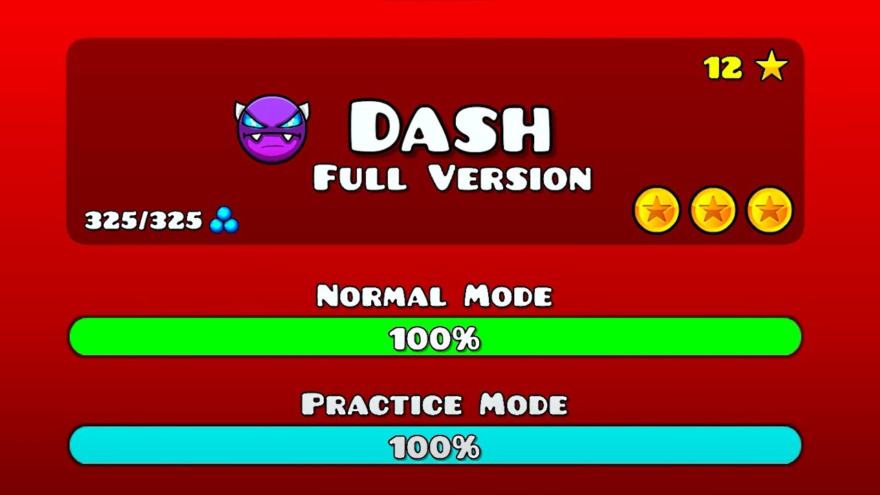 Geometry Dash: Stats and Other stuff - Fingerdash 3rd coin :P - Wattpad