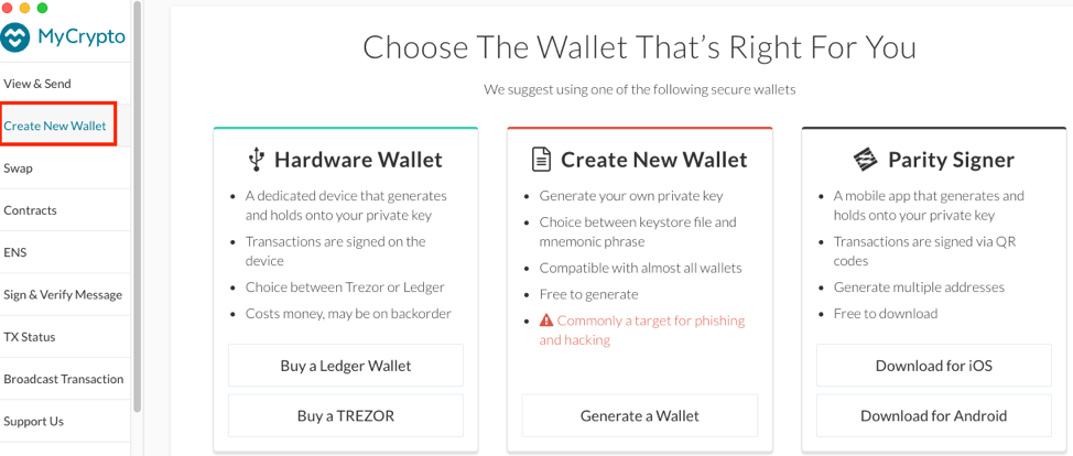 How to create an Ethereum wallet?