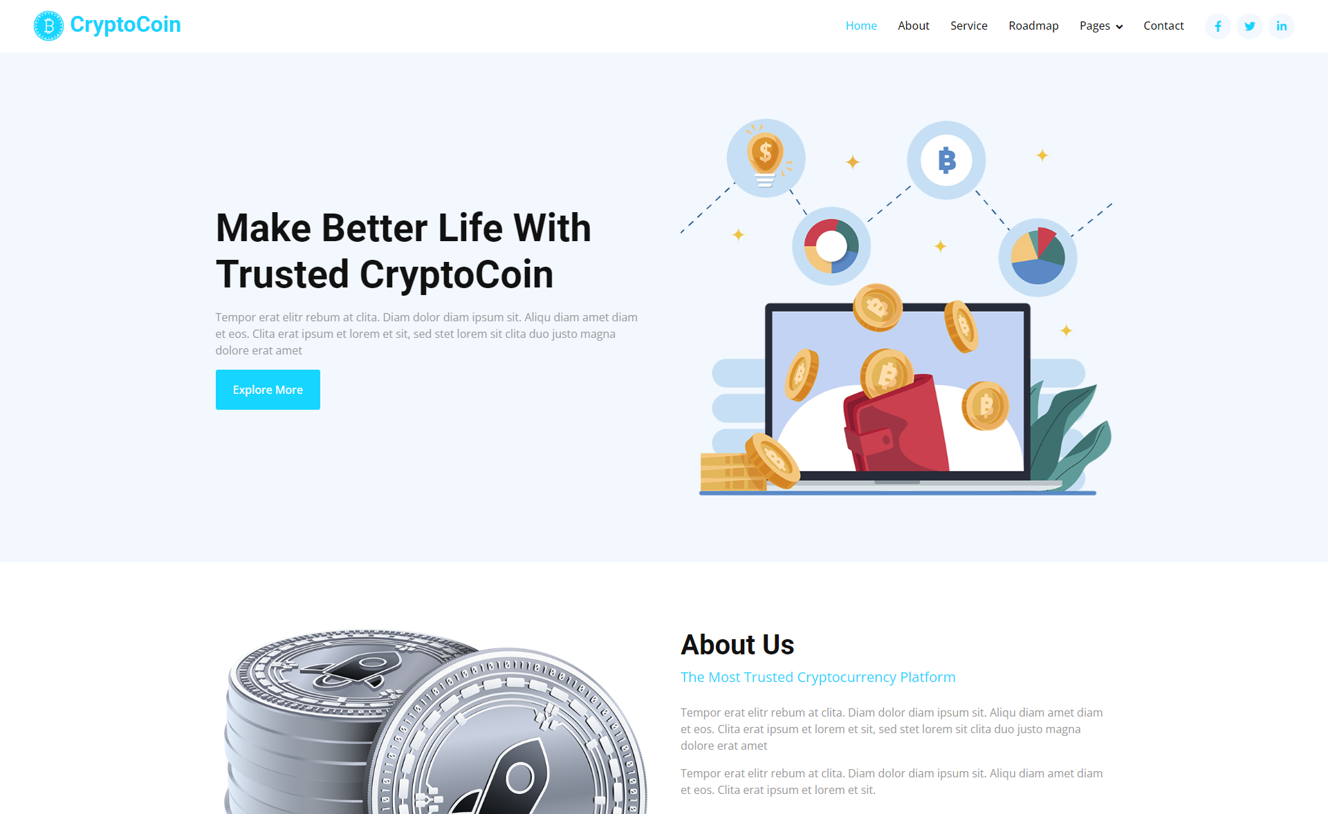 10+ Cryptocurrency Html Website Templates Free Download - ostrov-dety.ru