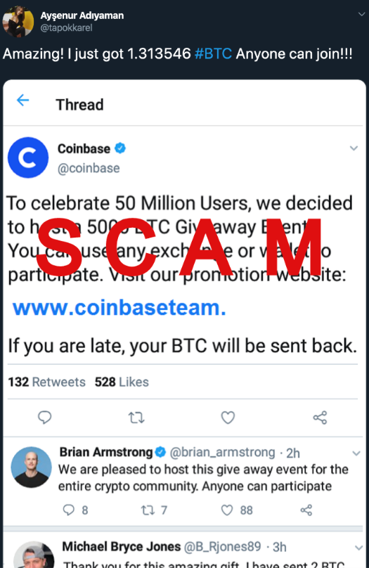 Scam Alert: Fraudsters Pretend to Be Coinbase Customer Support to Steal Funds