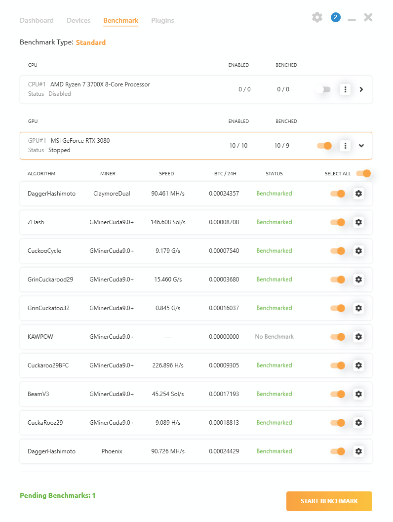 rtx GPU miner crypto profitability - PoolBay