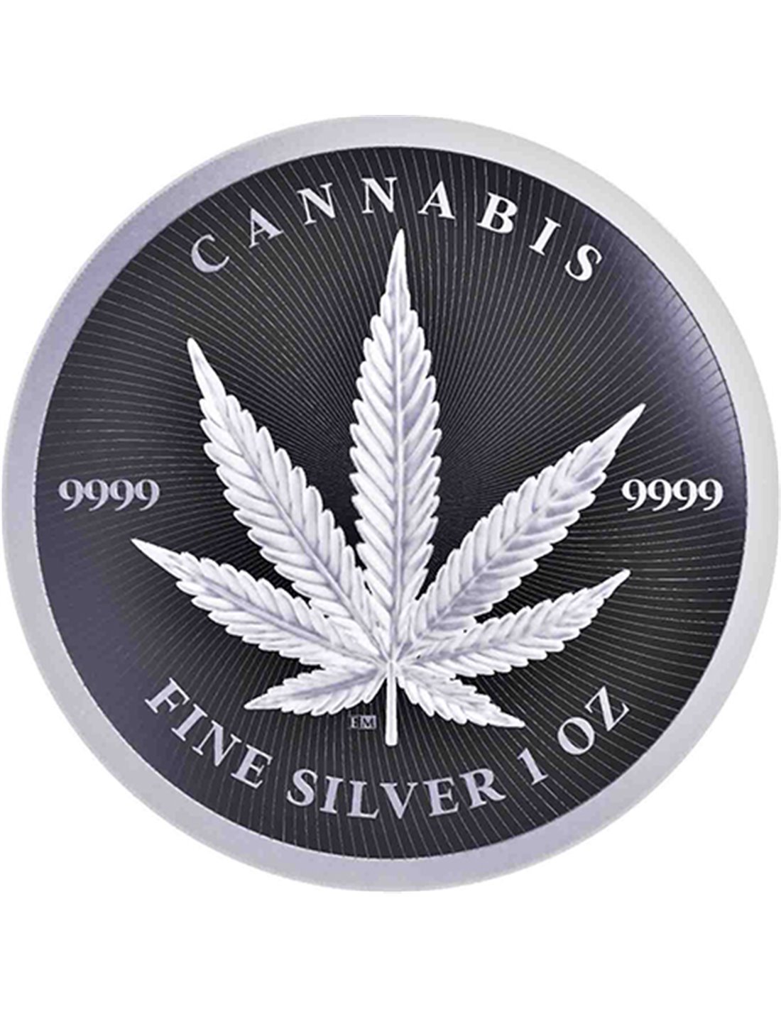 1 oz Fine Silver Coin Cannabis 