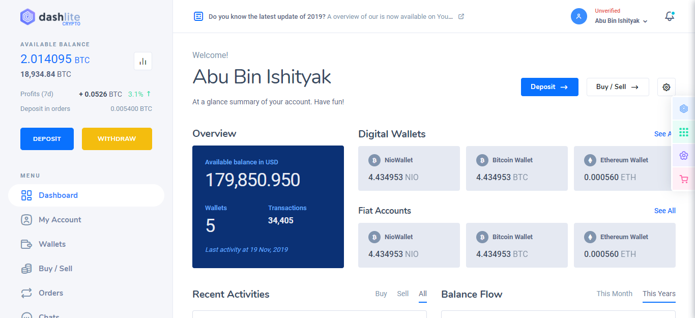 🪙 New Ez Crypto Dashboard Template by EazyCode - Templates - Bubble Forum