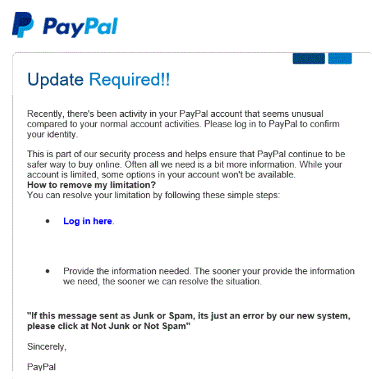 Fake account set up under my second email - PayPal Community