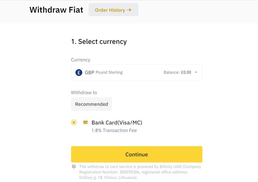 How to Withdraw Money From Binance - Zengo