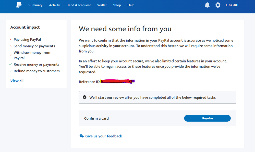 Solved: Your account access is permanently limited - Page 15 - PayPal Community