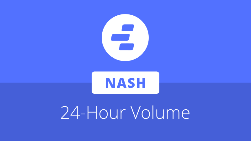 Nash trade volume and market listings | CoinMarketCap