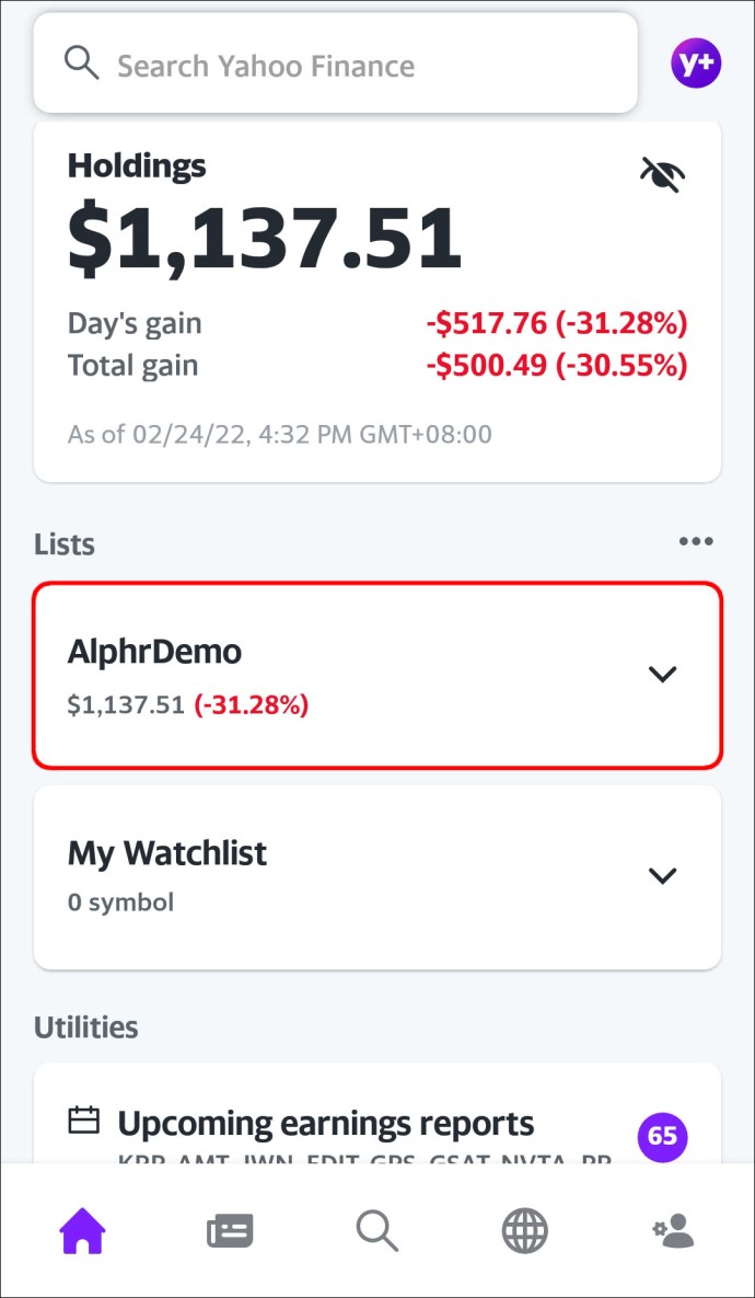 Create & manage portfolios with Google Finance - Google Search Help