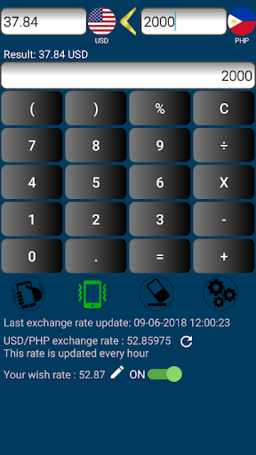 Philippine Peso to U.S. Dollar Exchange Rates, | Exchange Rates Now