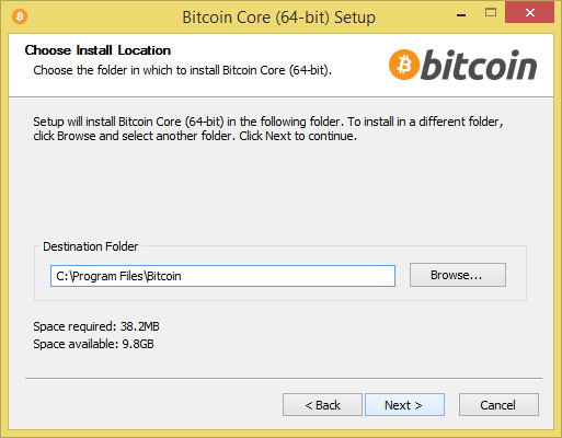 Bitcoin Core - Desktop - Windows - Choose your wallet - Bitcoin