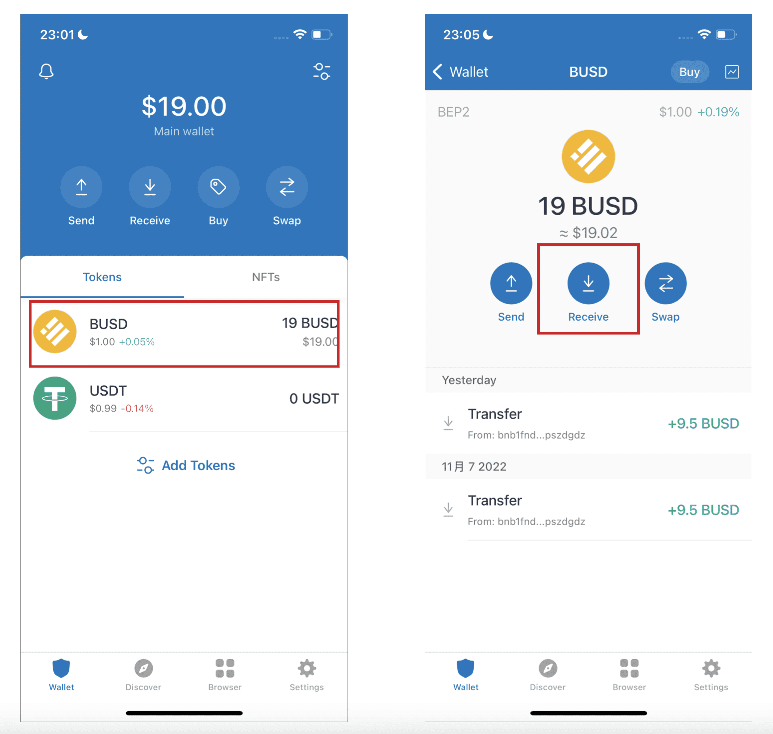 How do I manage my assets in my OKX wallet? (app) | OKX