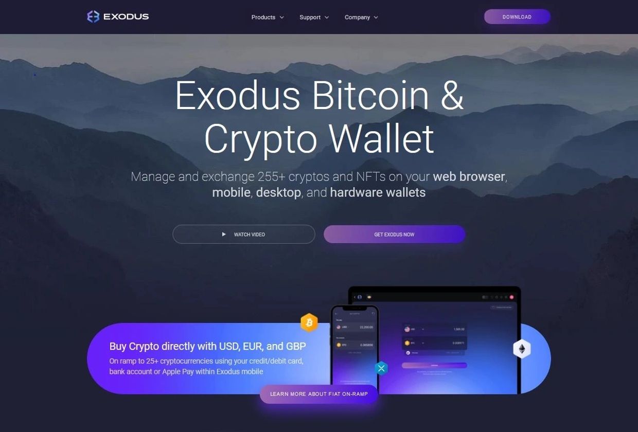 Exodus Wallet – Best Crypto Wallet for Desktop & Mobile