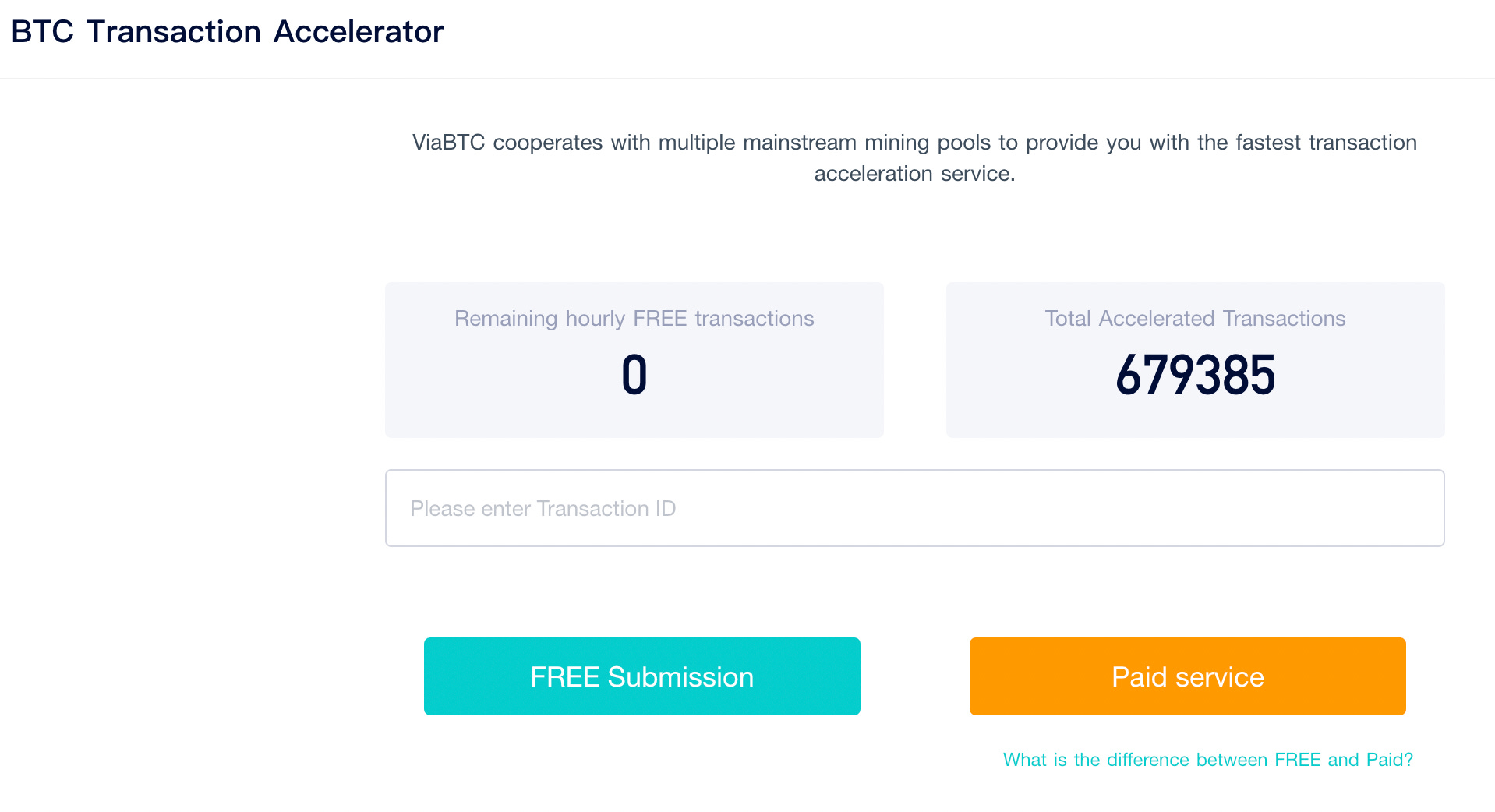 What is the Transaction Accelerator for Bitcoin?