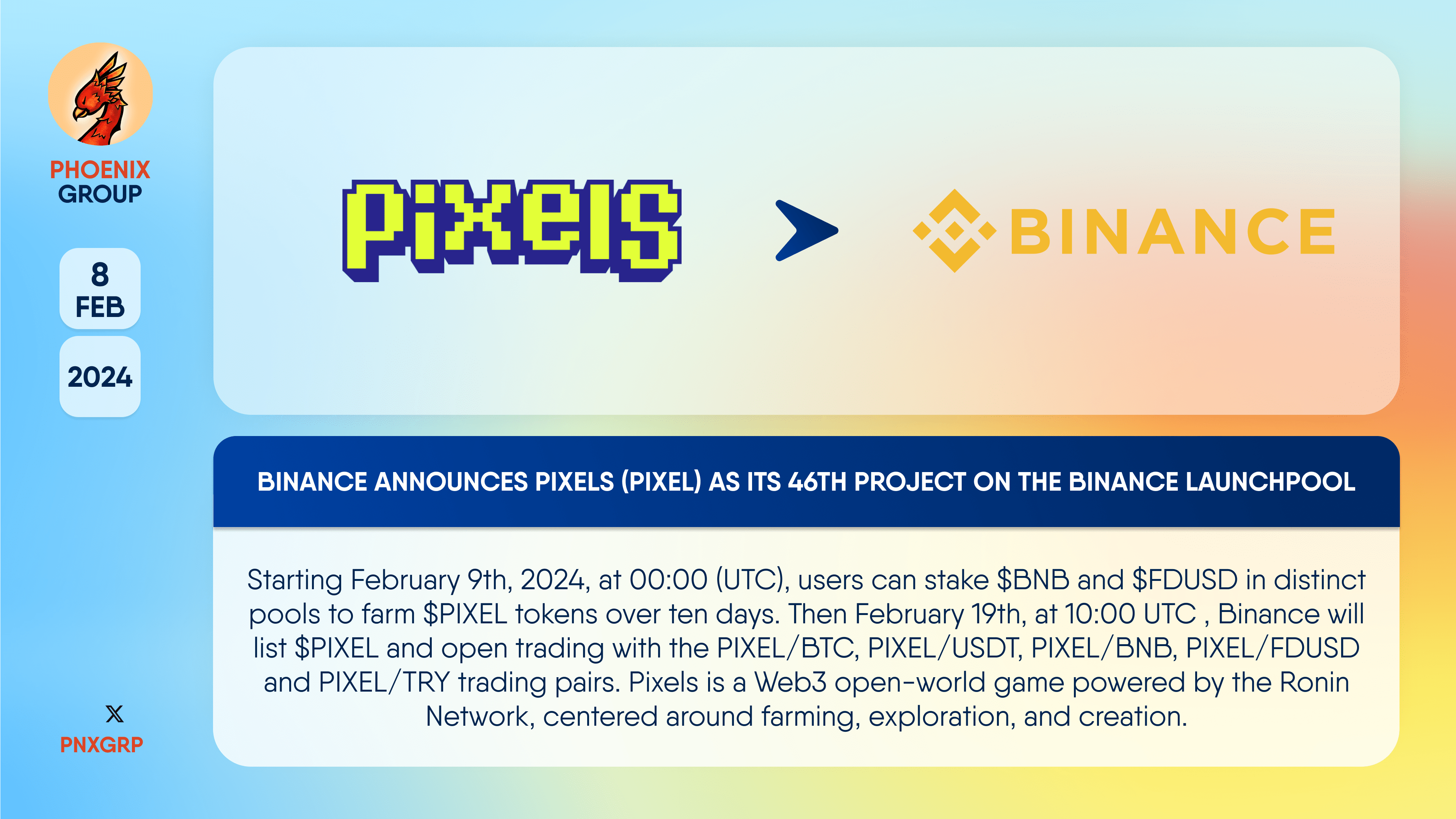 All Exchanges Listing PIXEL (PIXEL) | Coinranking