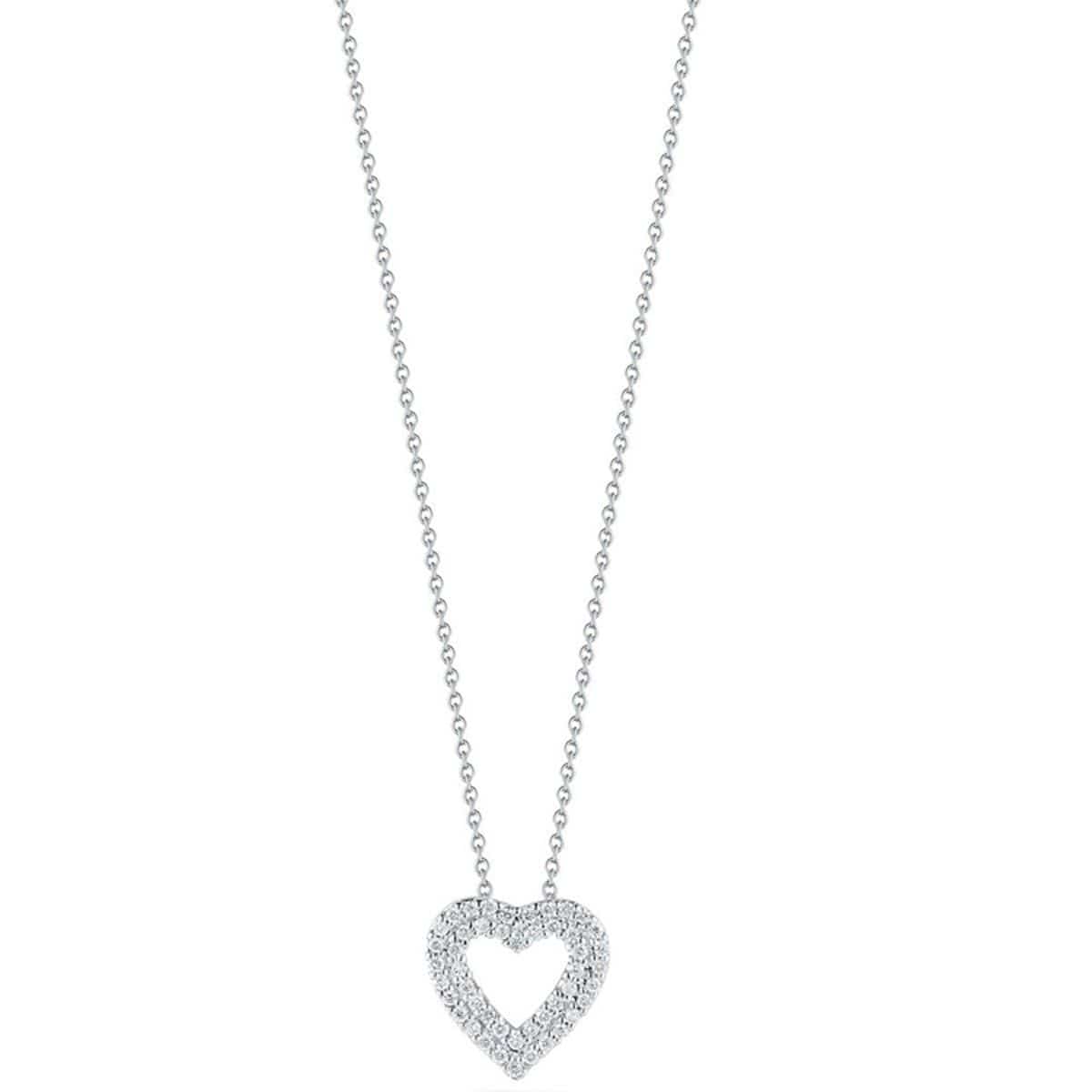 Roberto Coin Diamond Heart Lock Necklace – Thomas Markle Jewelers