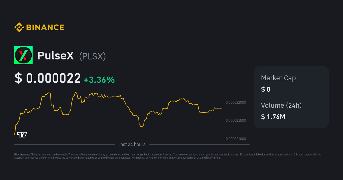 PulseChain (PLS) live coin price, charts, markets & liquidity