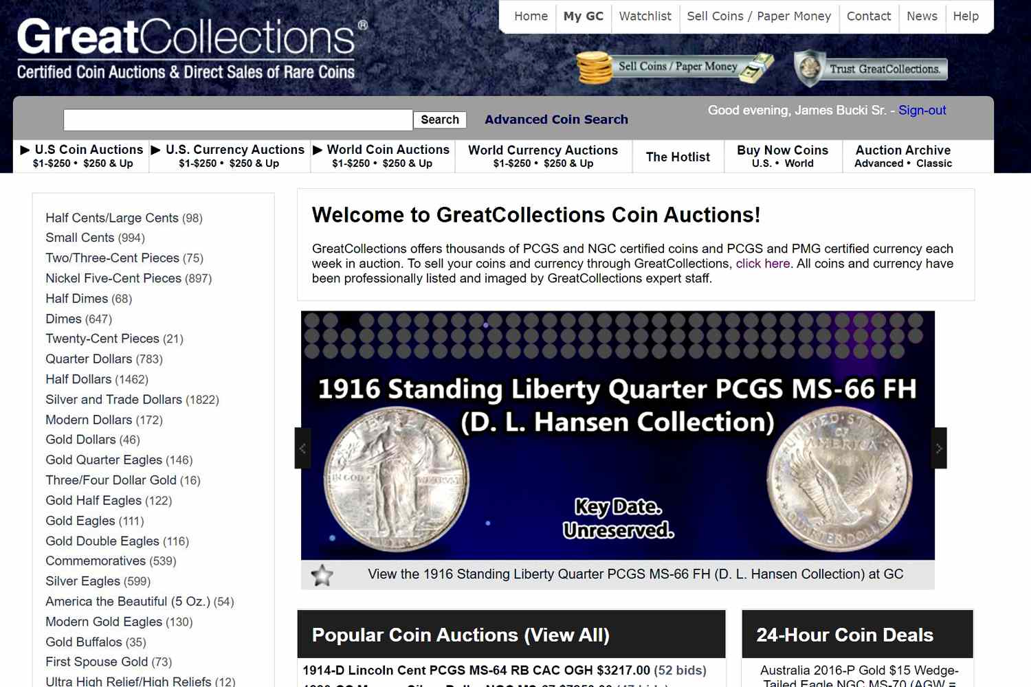 Purchasing Coins Online