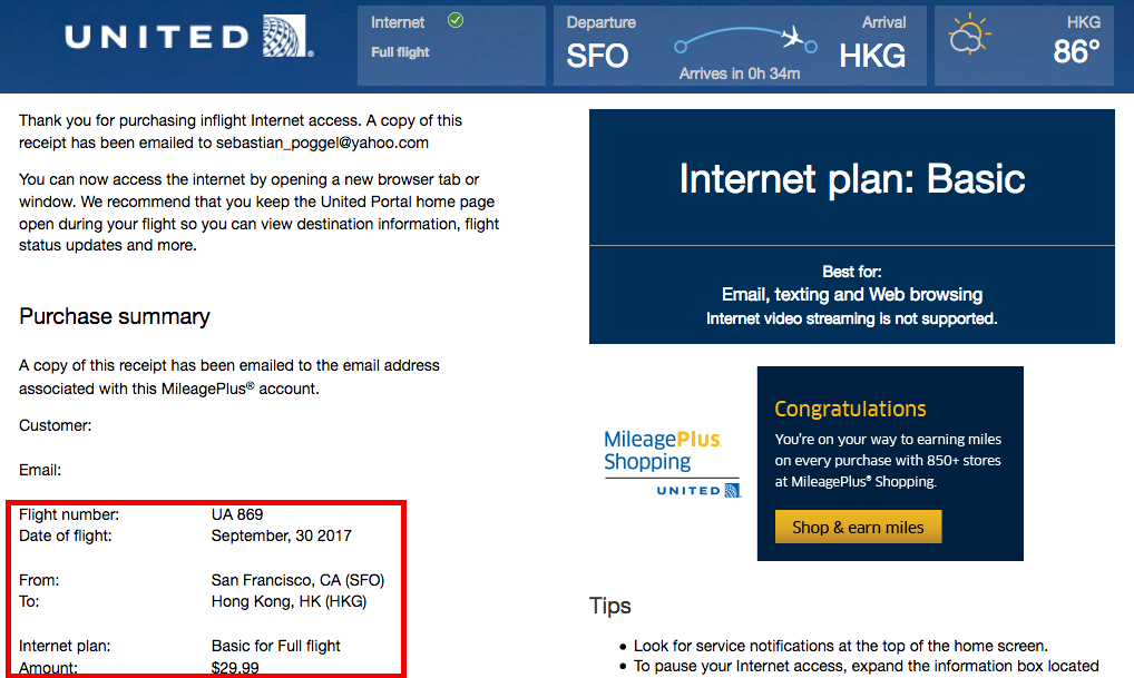 The comprehensive guide to United inflight Wi-Fi - The Points Guy