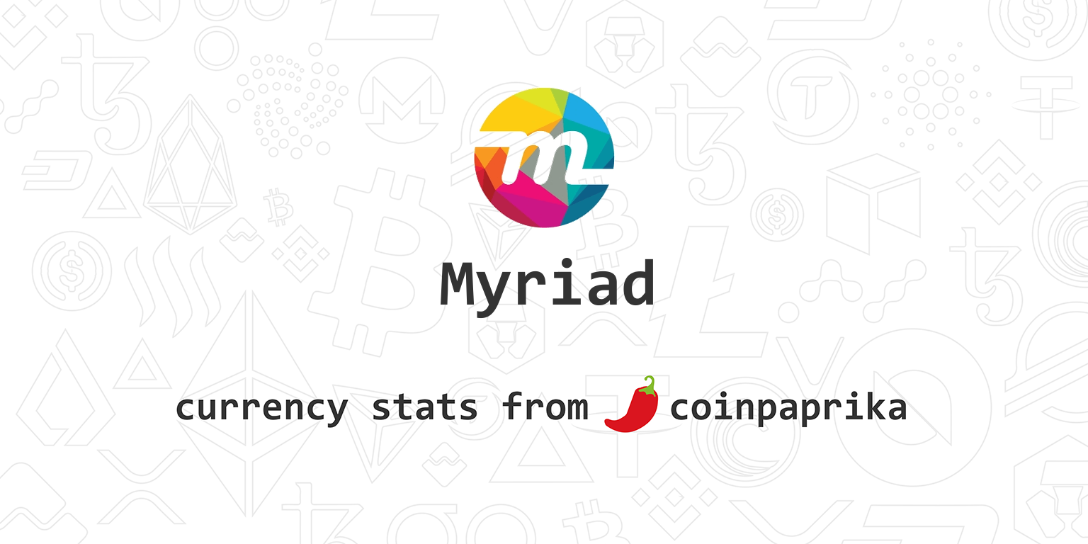 Myriad Exchanges - Buy, Sell & Trade XMY | CoinCodex